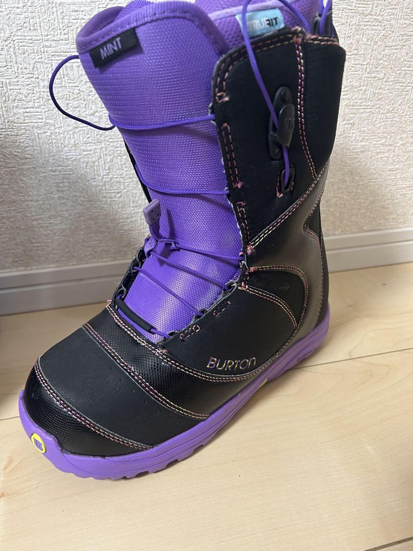 BURTON MINT スノーボードブーツ ブラック/パープル 女性用