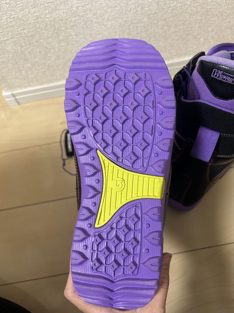 BURTON MINT スノーボードブーツ ブラック/パープル 女性用