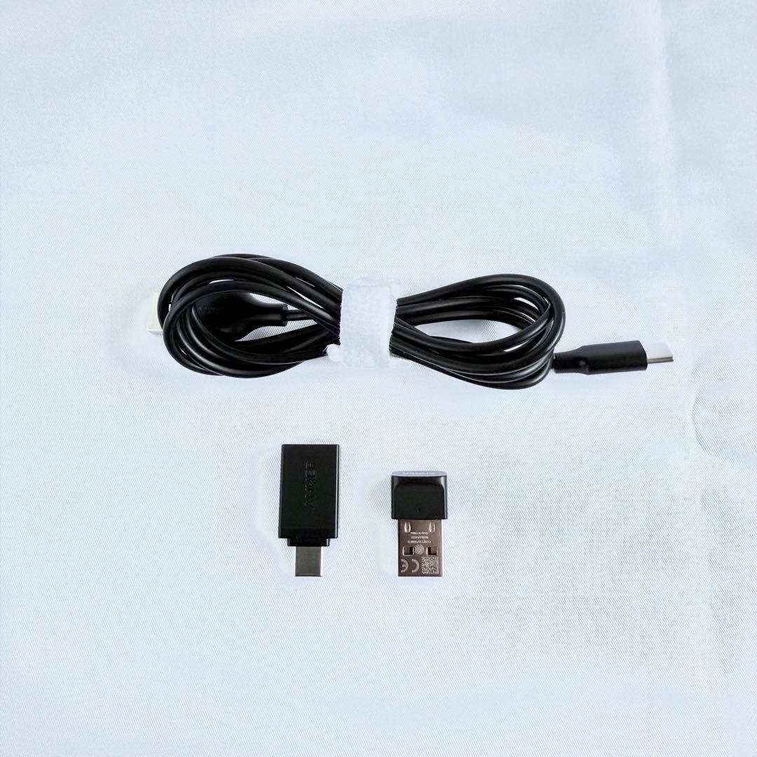 【美品】Anker PowerConf H700 ヘッドセット（充電スタンド付）