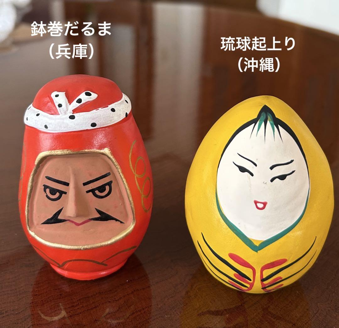 おまとめ　全国だるまシリーズ貯金箱　他 ふるさと全国だるまシリーズ貯金箱 5種セット - 「宝の森」昭和