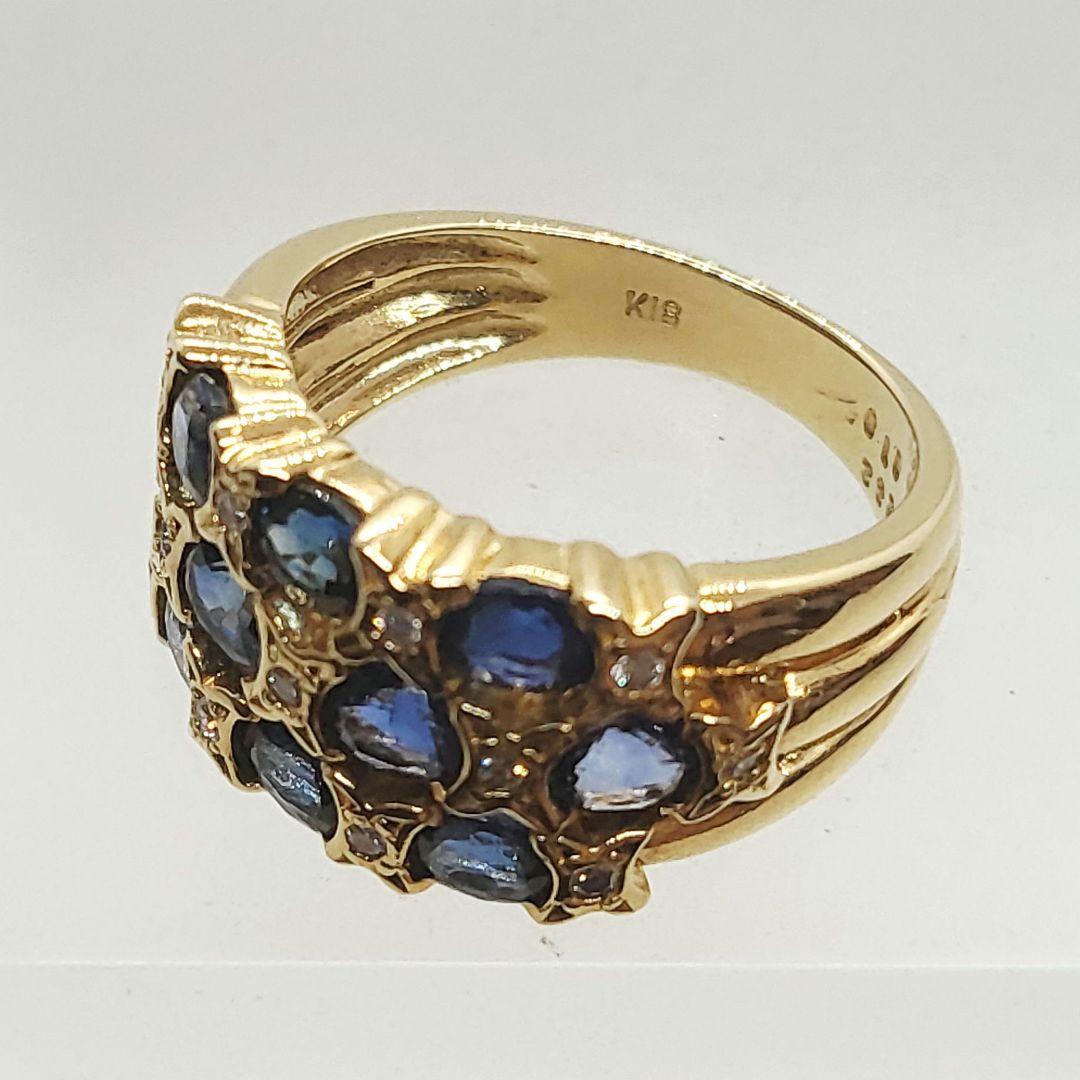 K18 サファイア リング K18 サファイア リング