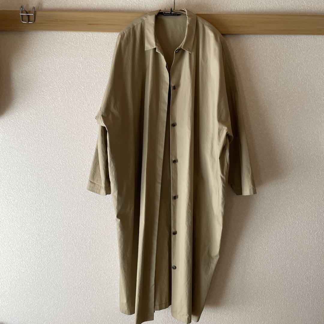 mizuiro ind ミズイロインド　ワイドシャツライクコート