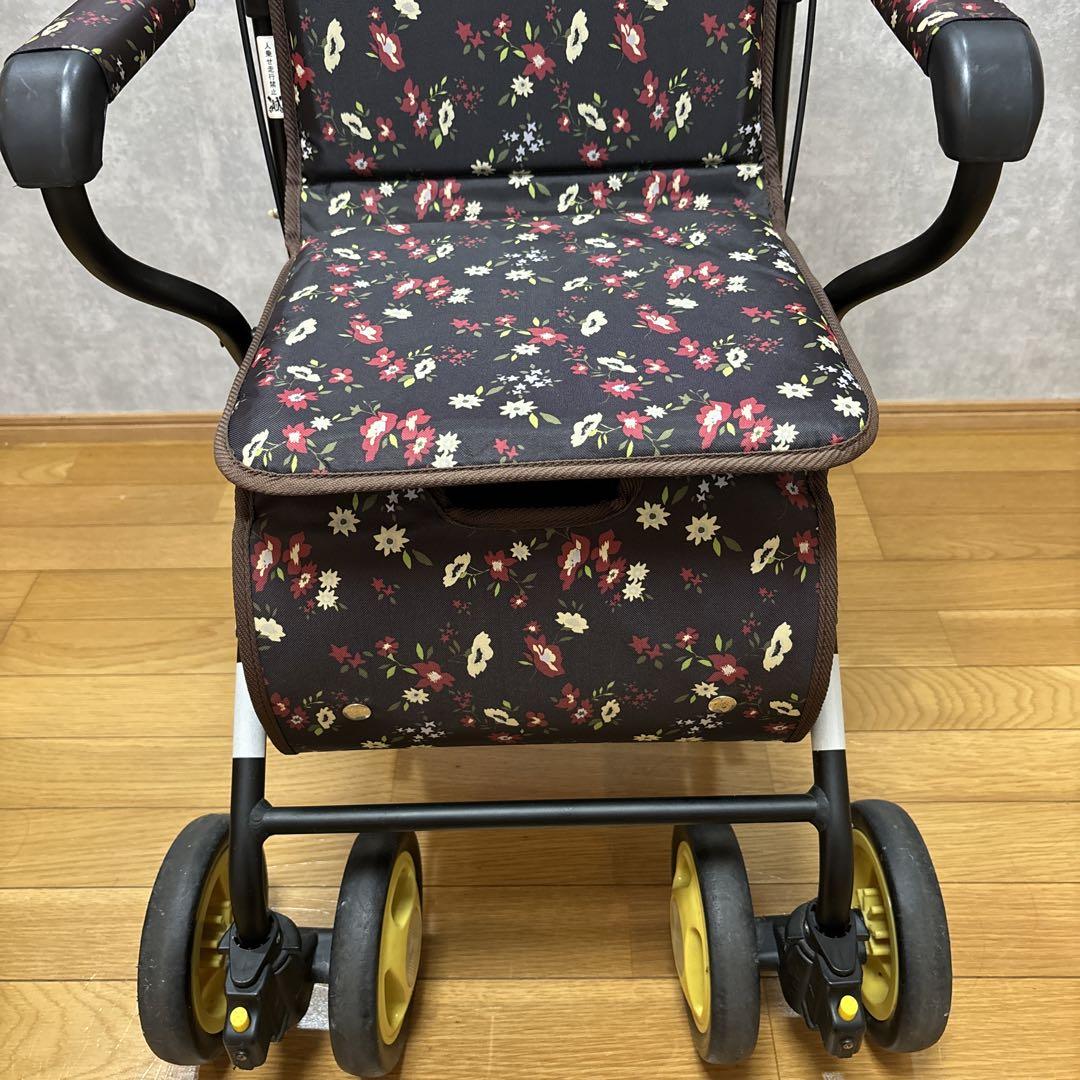 美品✨幸和製作所 シルバーカー エヴォーク SIST01 花柄 介護 買い物