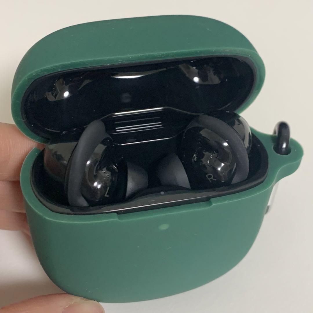 贈物 BOSEイヤホンシリコンケース QuietComfort Earbuds Ⅱ 緑 nmef.com