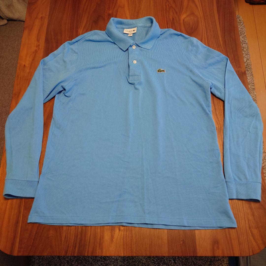 ラコステ LACOSTE ライトブルー 長袖ポロシャツ L
