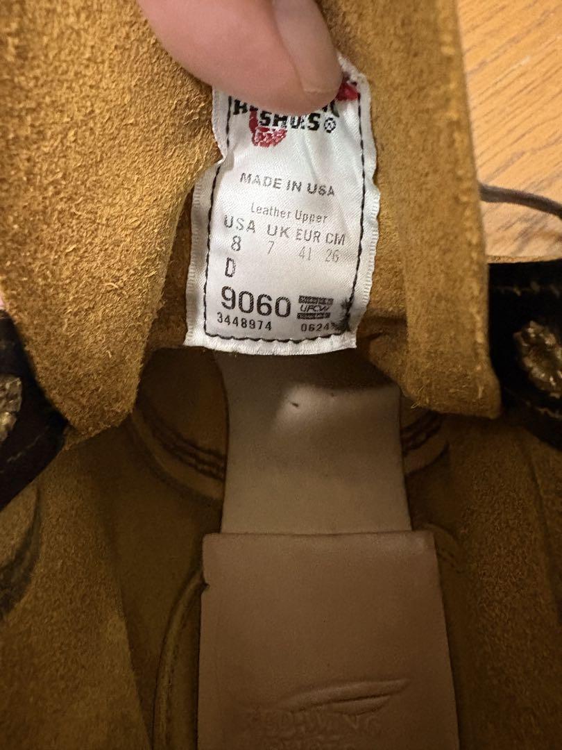 レッドウイング　フラットボックス 9060　US8D