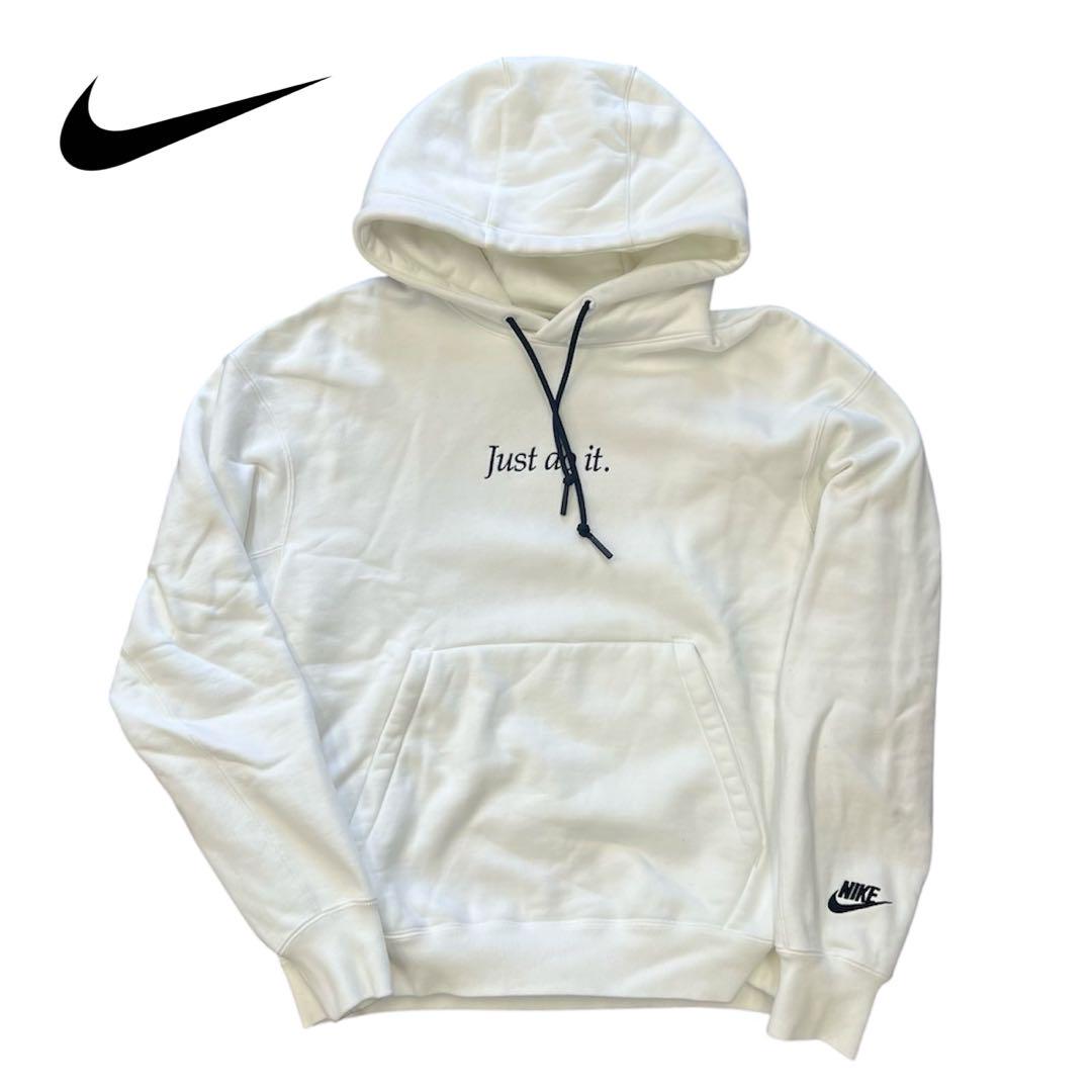 NIKE ナイキ JUSTDOIT 刺繍 スウェット パーカー