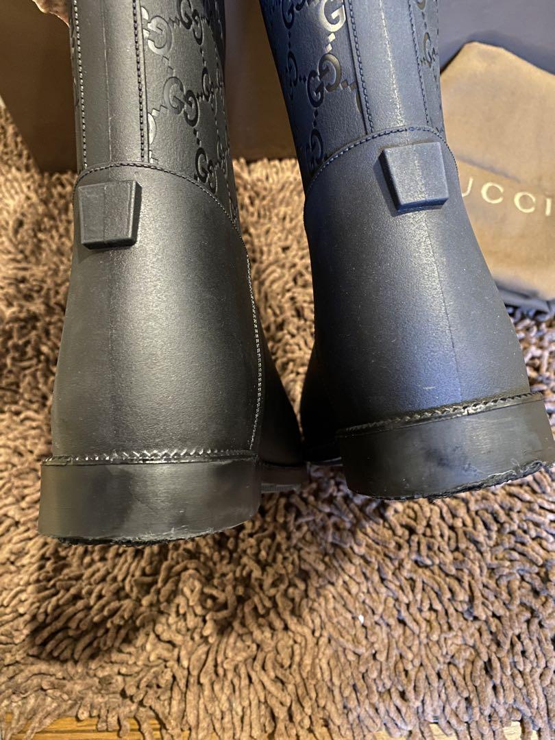 グッチ GUCCI ホースビット レインブーツ グリーン 36(約23cm) ラバー レディース ブーツ | 中古ブランドリユースショップ  OKURA(おお蔵)