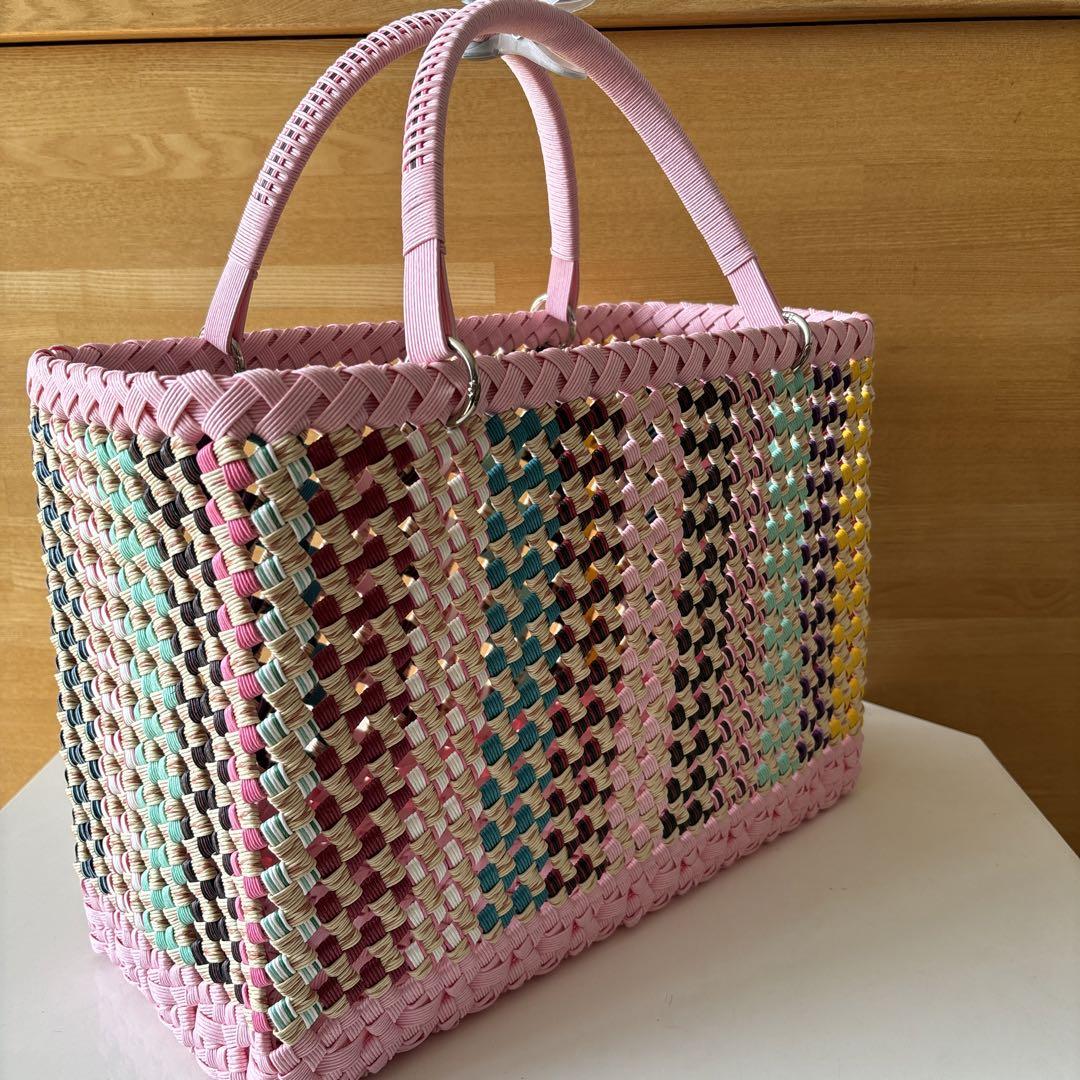 クラフトバンド手提げバック❣️ハンドメイド❣️
