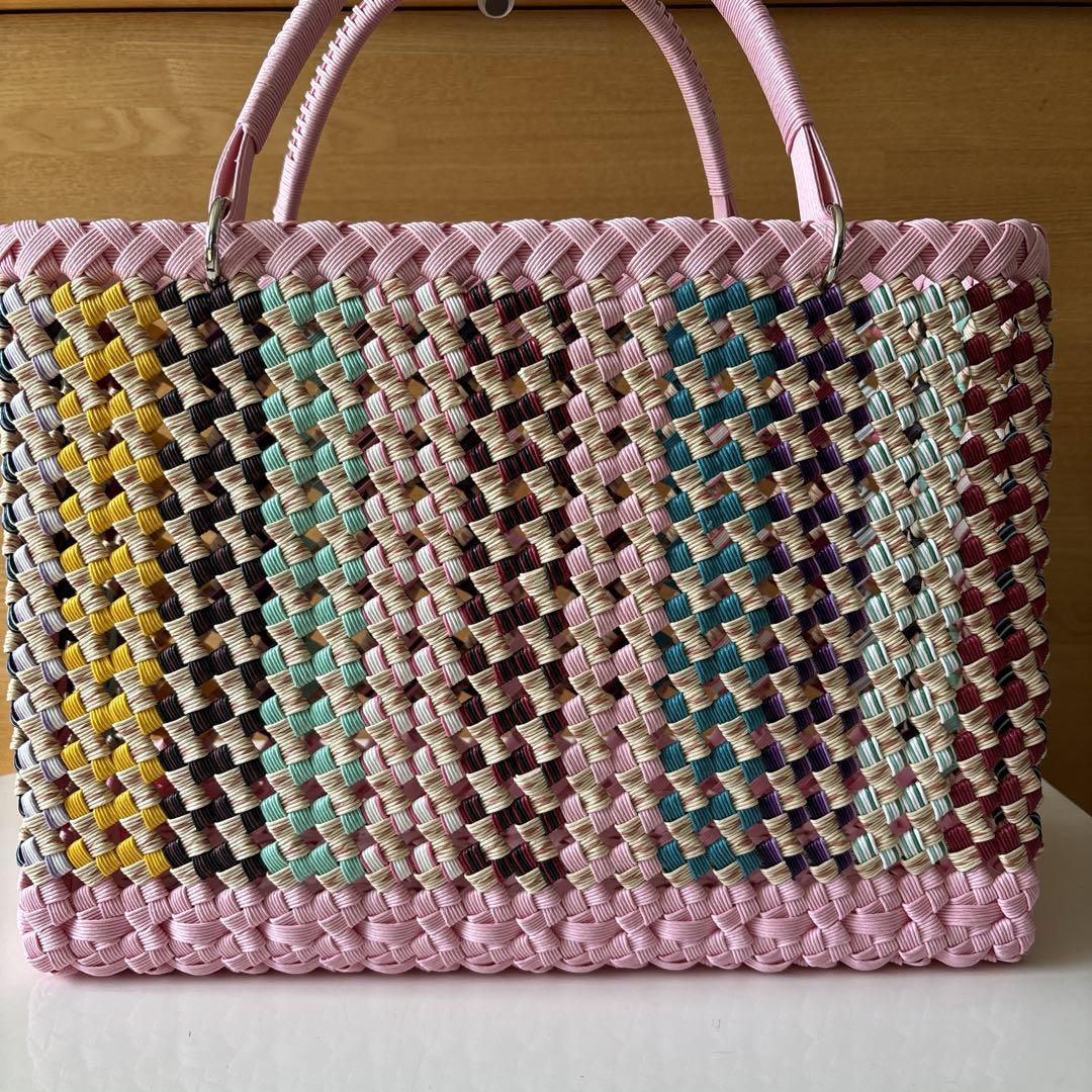 クラフトバンド手提げバック❣️ハンドメイド❣️