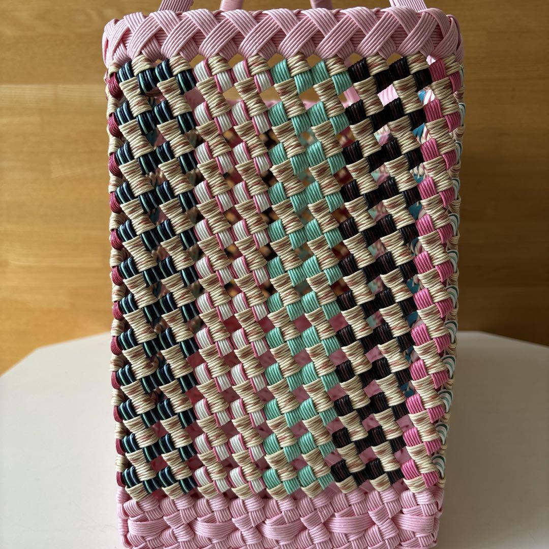 クラフトバンド手提げバック❣️ハンドメイド❣️