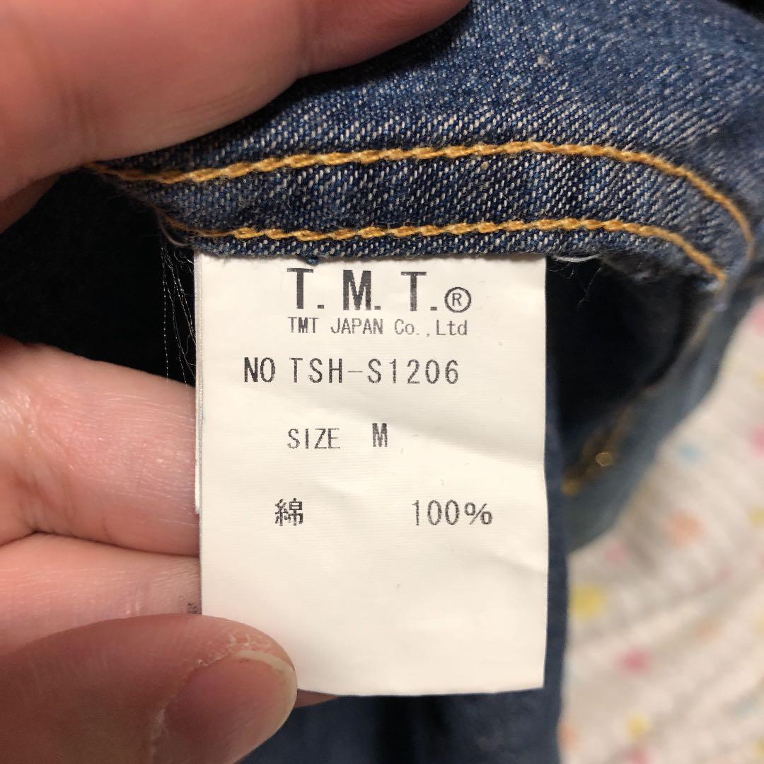 即納限定品 レア TMTティーエムティー スタッズデニムシャツ psADh-m57858782612 大人気即納