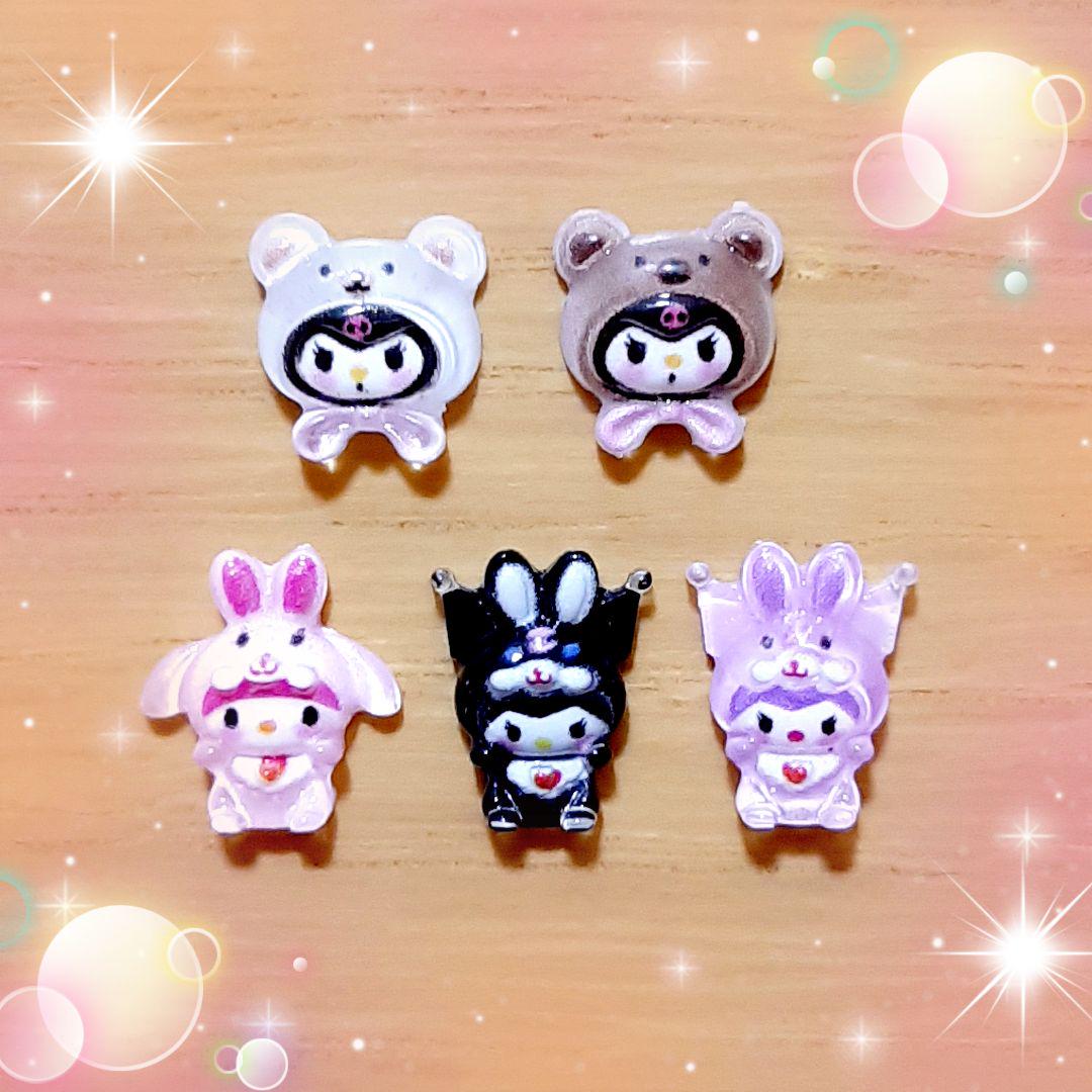サンリオ マイメロ マイメロディ クロミ ネイル パーツ クロミ マイメロディ ネイルパーツ クロミちゃん マイメロ