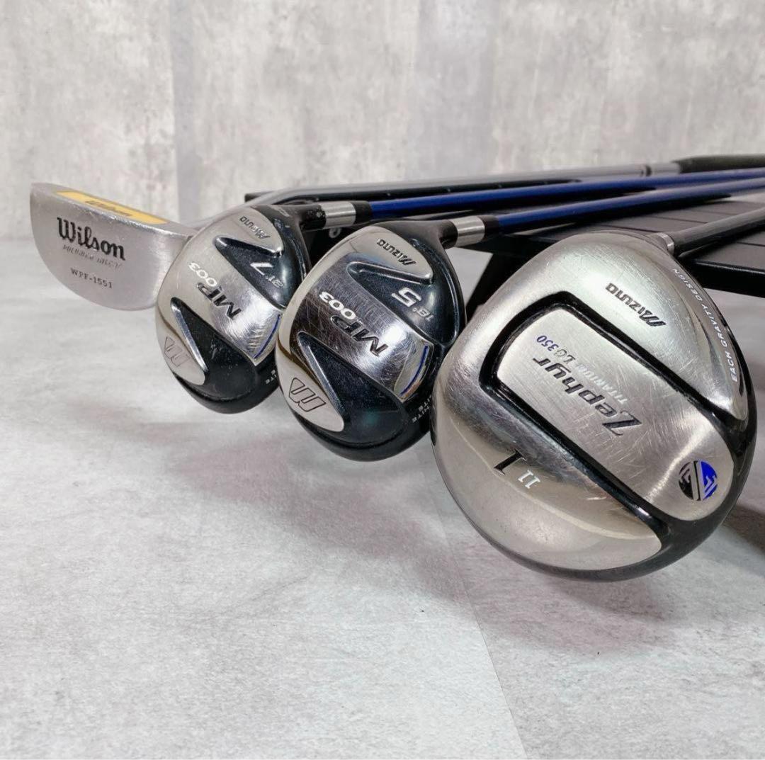 レビュー高評価の商品 Y895 メンズ ゴルフ クラブセット 13点 FLEX R 男性 シンプル クラブ
