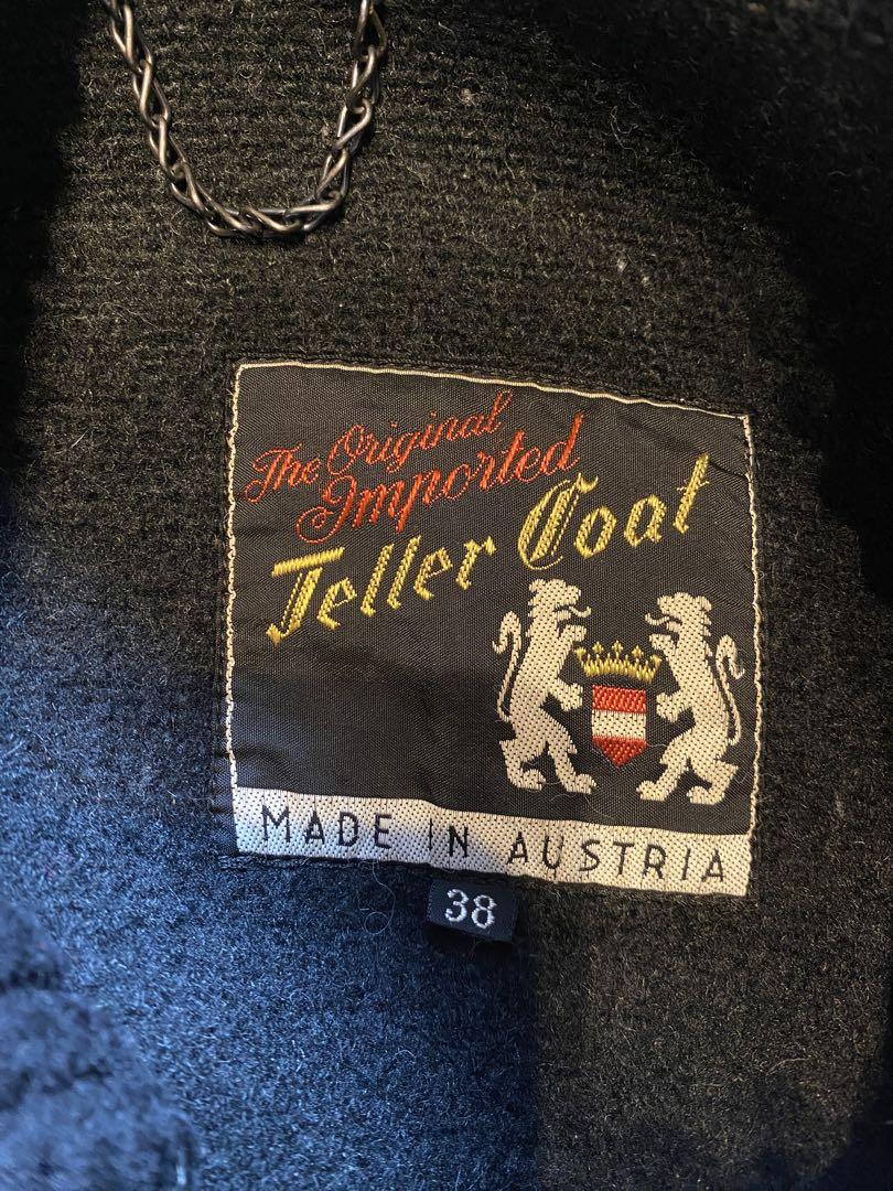 Teller Coat 黒 ウールコート