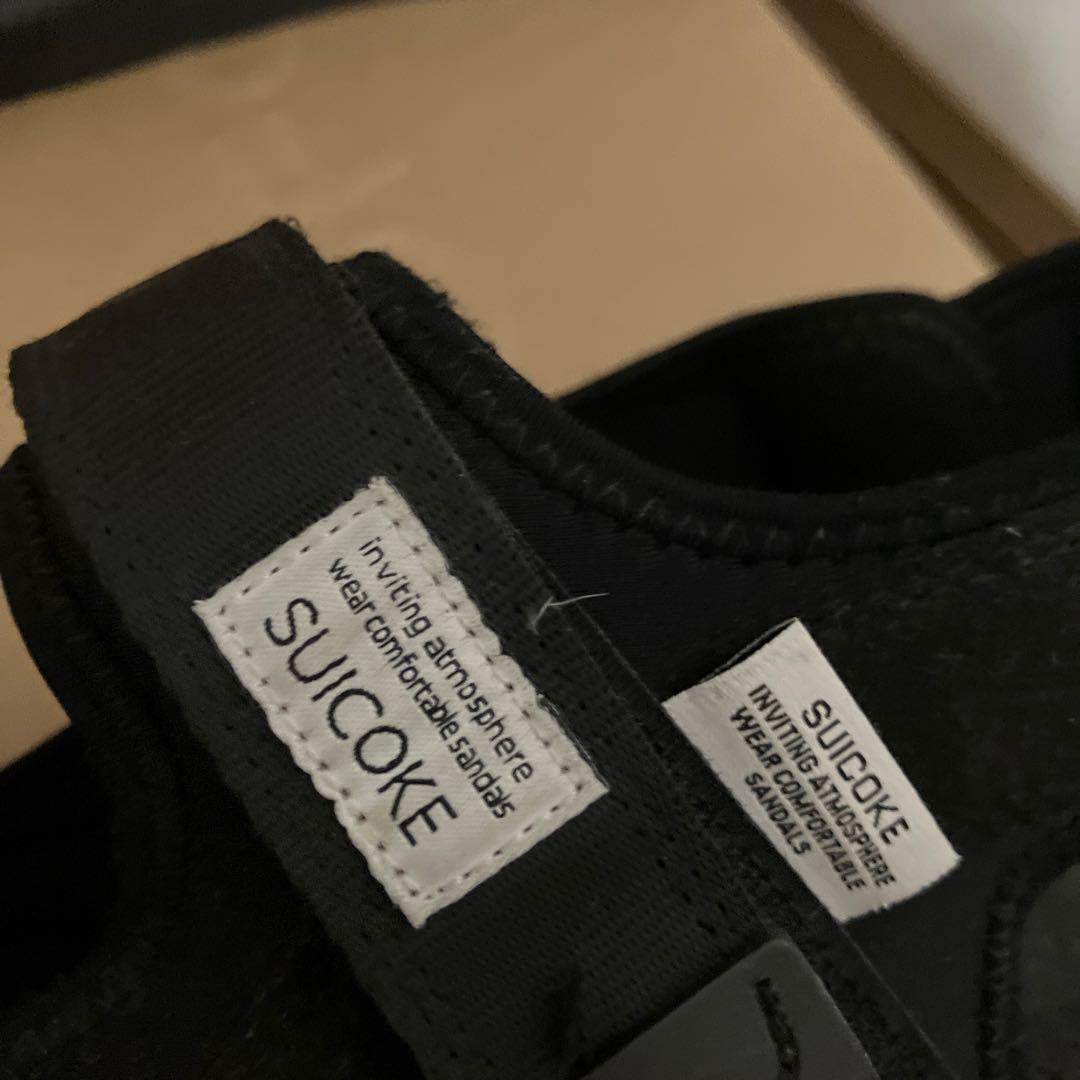 SUICOKE ブラック コンフォートサンダル
