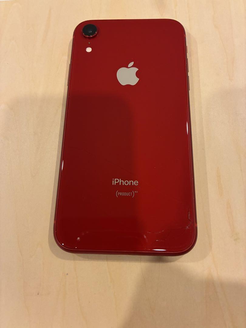iPhone XR PRODUCT(RED) 背面傷あり N*o様 Apple iPhone XR (PRODUCT)RED64G傷有