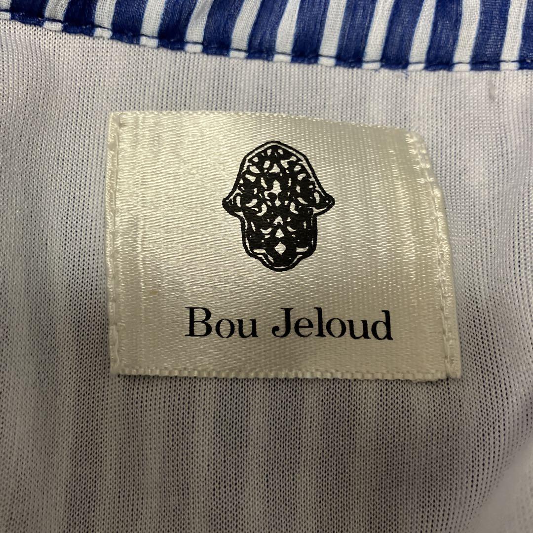 Bou Jeloud ストライプ 半袖ミニワンピース