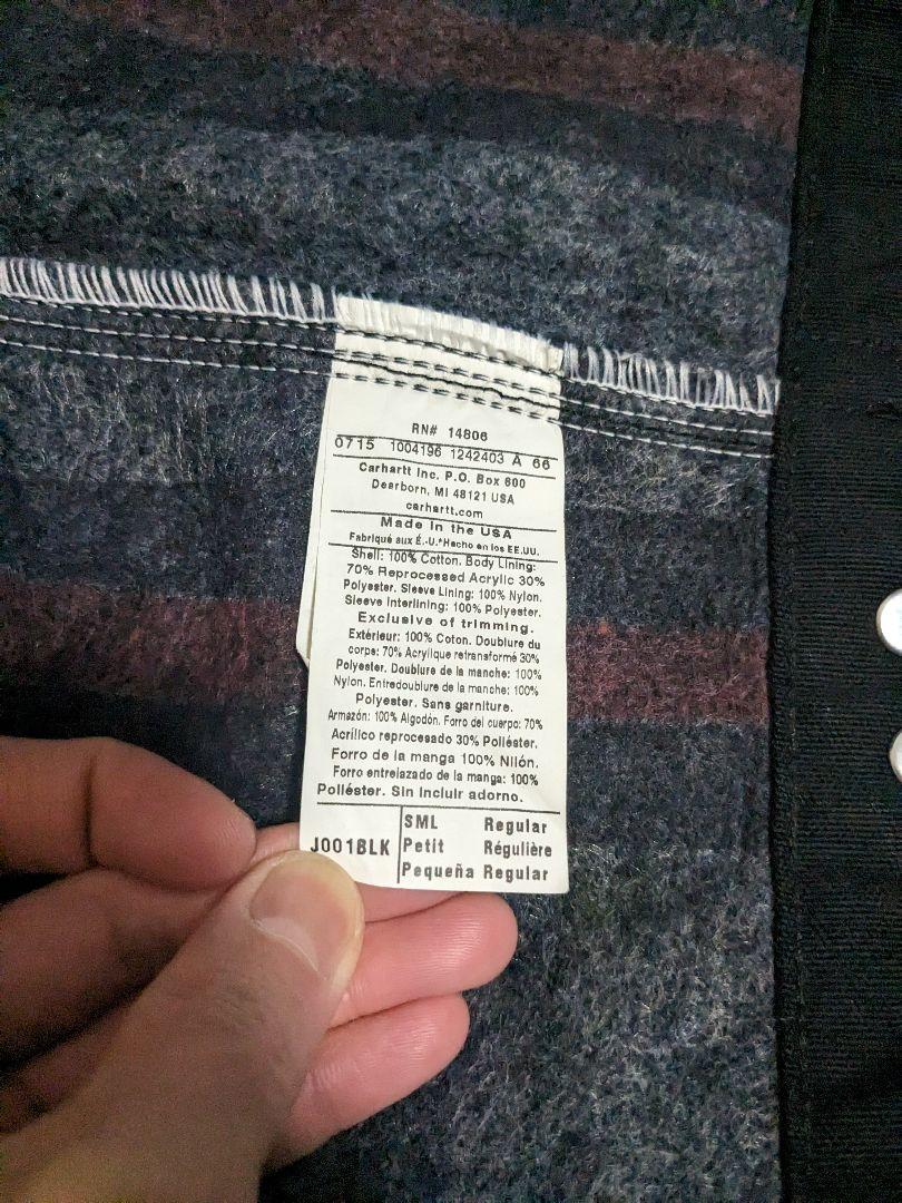 Carhartt デトロイトジャケットブラック
