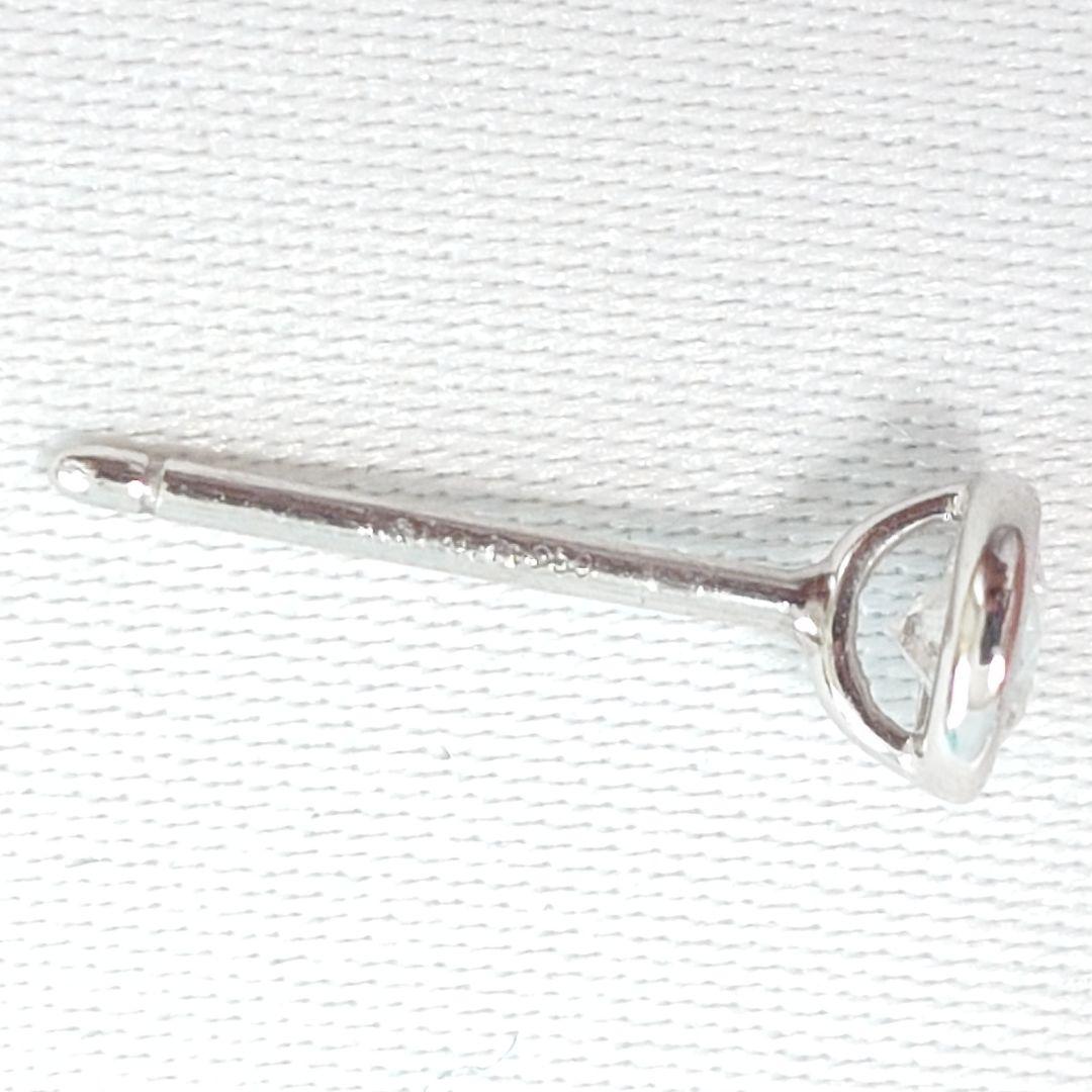 【美品】ティファニー Pt950 バイザヤード ダイヤモンド ピアス 6458