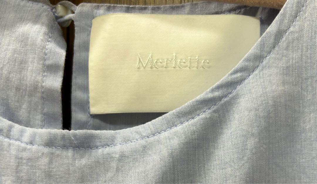 merlette マーレット ワンピース 水色 画像3