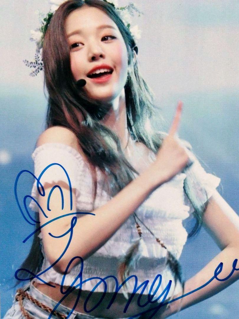 チャン・ウォニョン直筆サイン入り2Lサイズ写真…Jang Won Youngアイドル