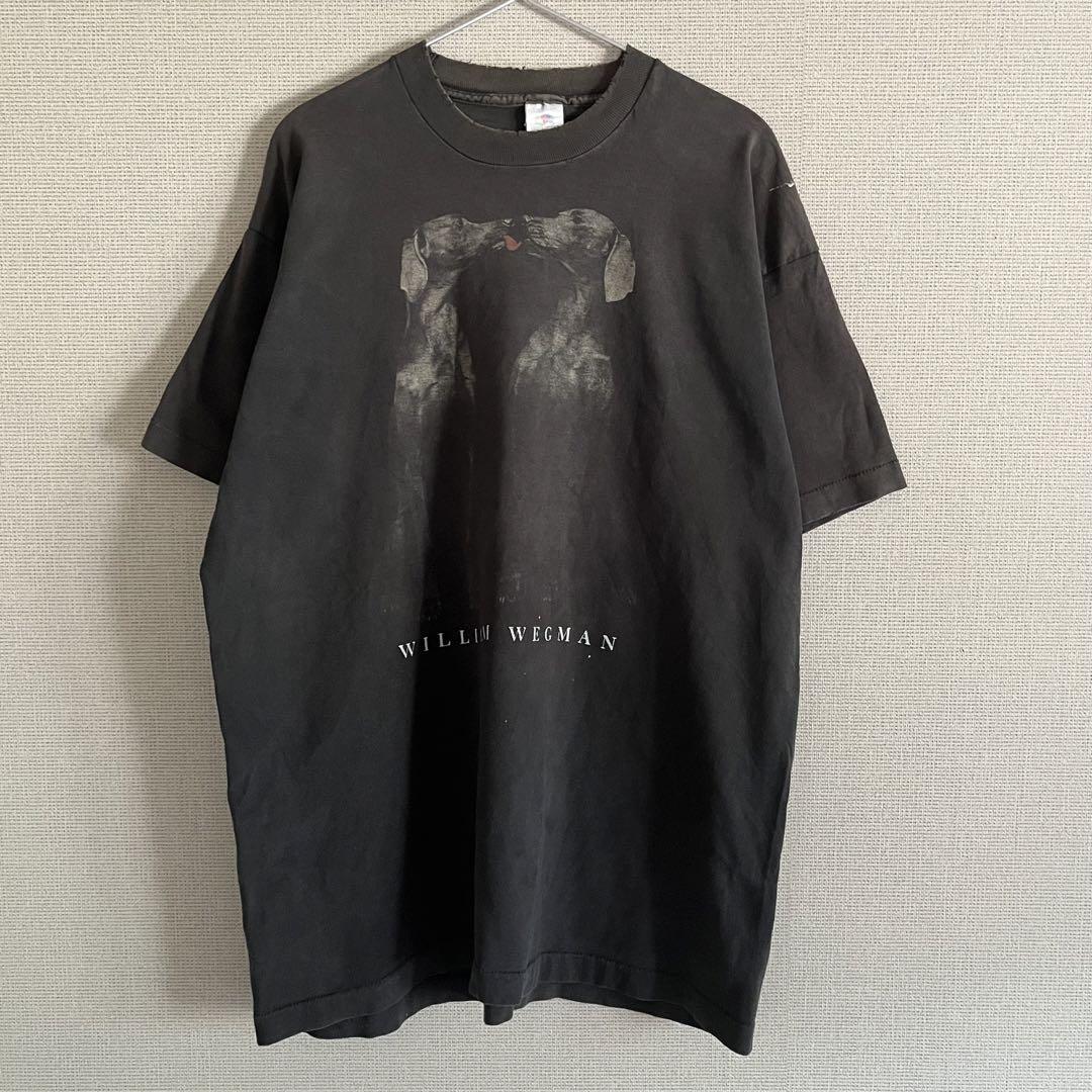 売れ筋ランキングも 90s WILLIAM WILLIAM WEGMANビンテージTシャツ