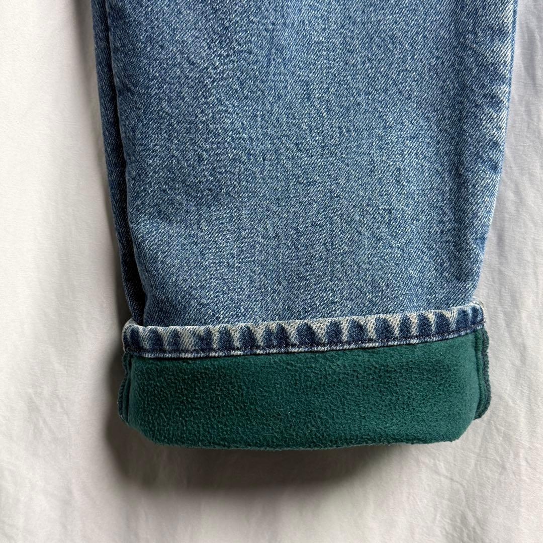 メキシコ製 L.L.Bean ダブルフェイス 裏フリース デニム パンツ メキシコ製 L.L.Bean ダブルフェイス 裏フリース デニム パンツ