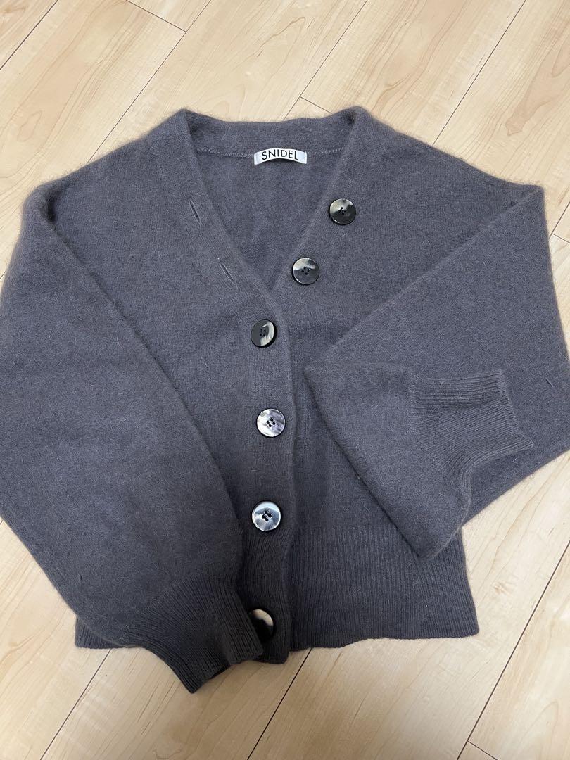 SNIDEL グレー カーディガン Fサイズ