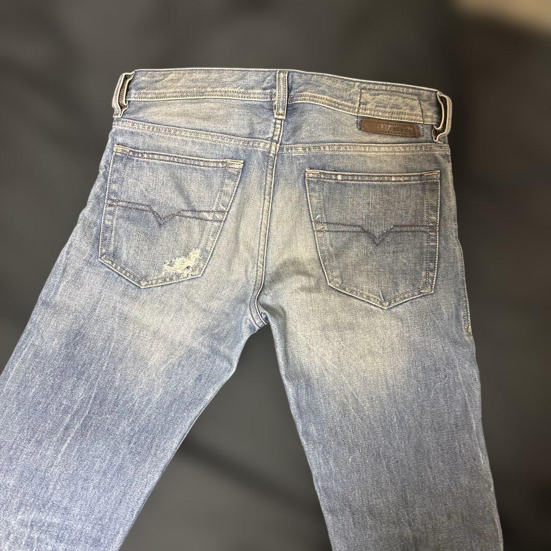 DIESEL NEW-FANKER ダメージ加工 フレアデニム 27×32 - メルカリ