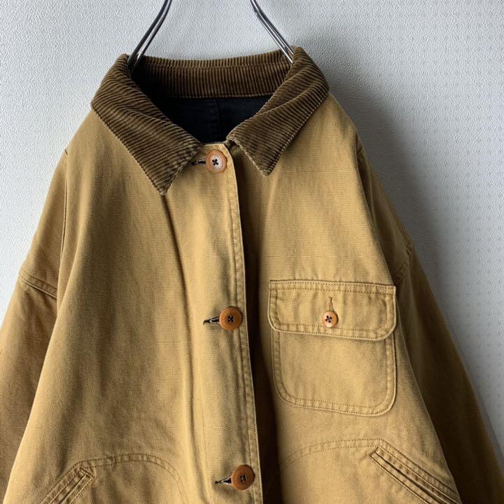 即納在庫 ポロカントリー ハンティングジャケット リバーシブル ブラック ベージュ 古着 7nArD-m57878376512 HOT即納