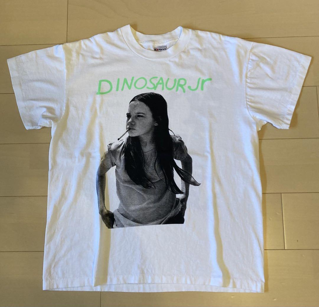 ヘインズ USA製 ダイナソーjr GREEN MIND Tシャツ 白 Lサイズ