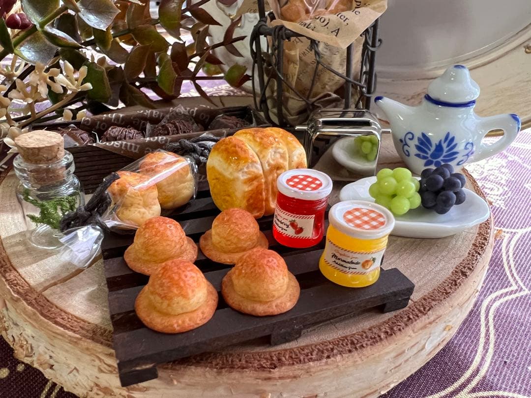 ミニチュアパン＆ジャム ✽