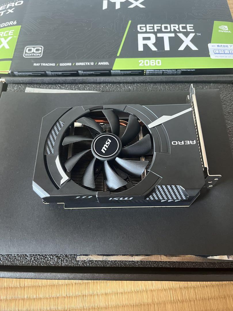 グラフィックボード・グラボ・ビデオカード MSI GeForce RTX 2060 AERO ITX 6G OC