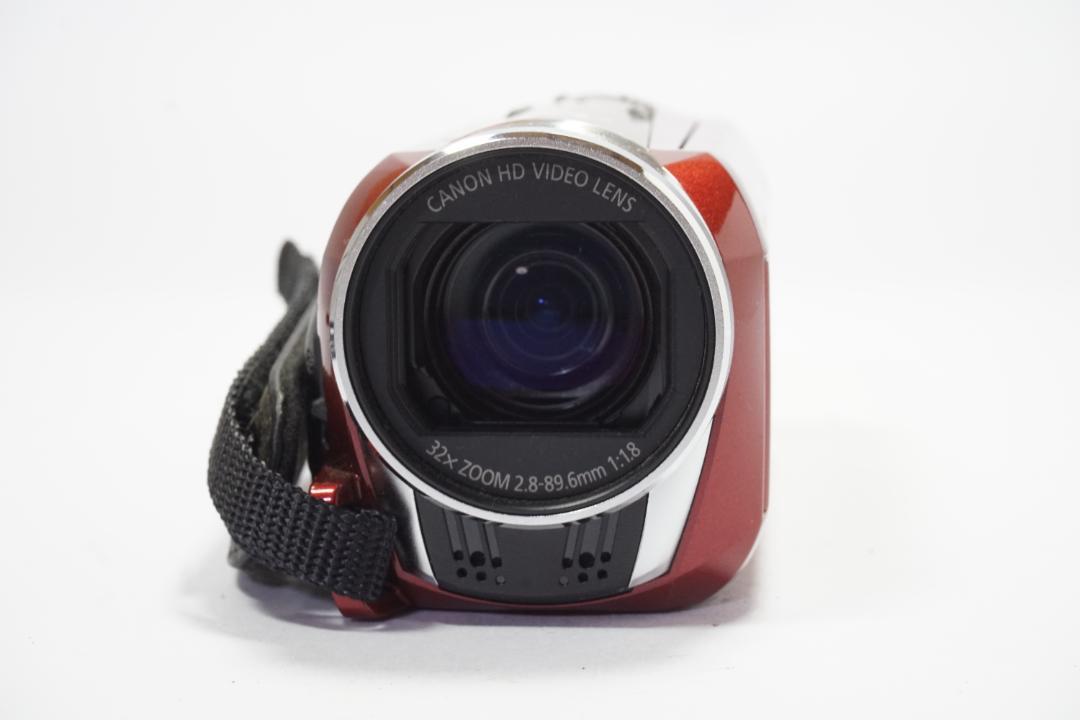 【動作品】Canon ivis HF R32 ハンディビデオカメラ　レッド 動作品】Canon ivis HF R32 ハンディビデオカメラ レッド - メルカリ