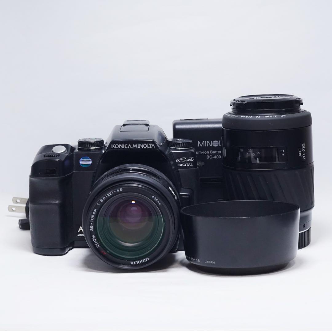 KONICA MINOLTA α Sweet digital レンズ 2本セット - メルカリ