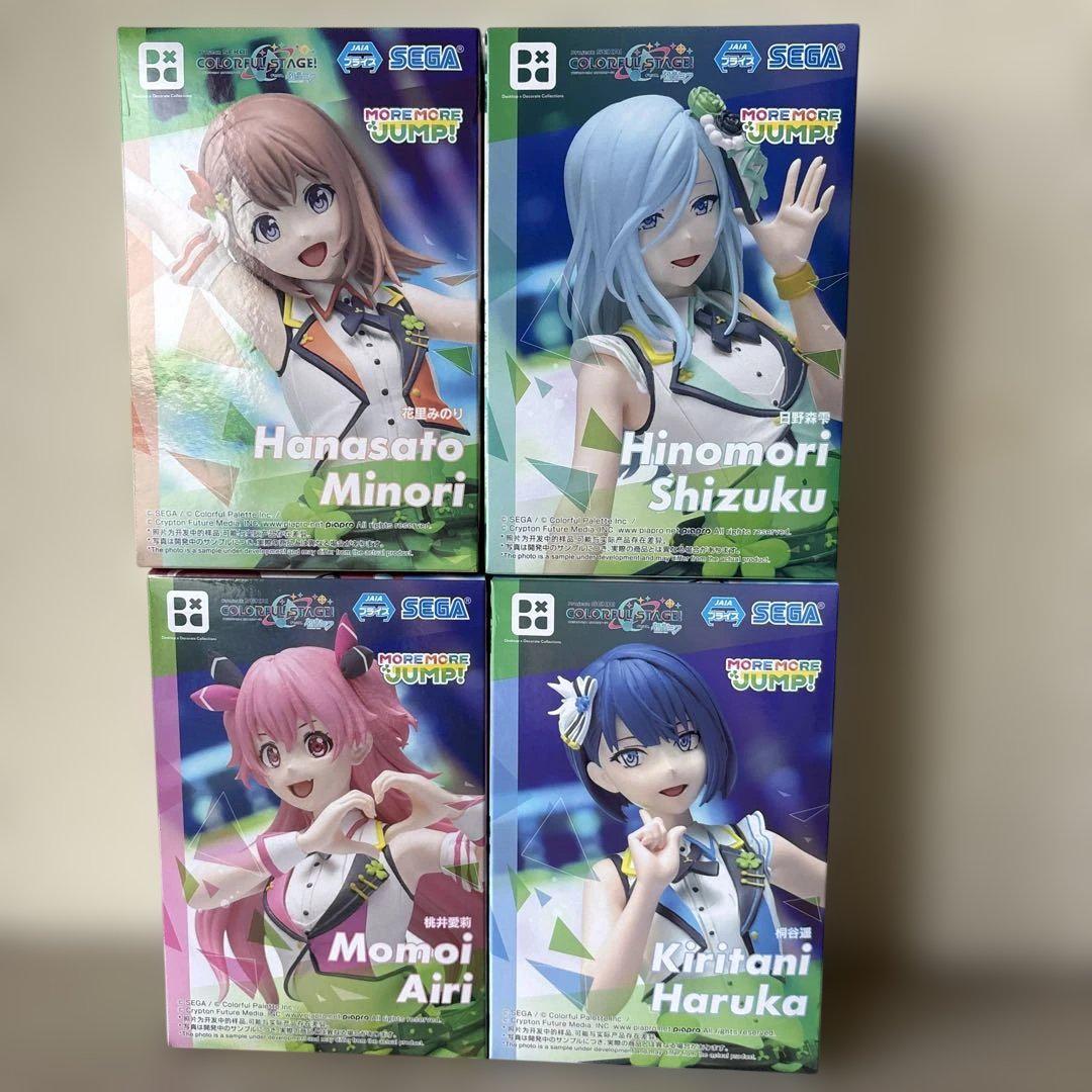 新品未開封 プロジェクトセカイ モモジャン 全4種セット 未開封】プロジェクトセカイ モアモアジャンプ フィギュア 4種