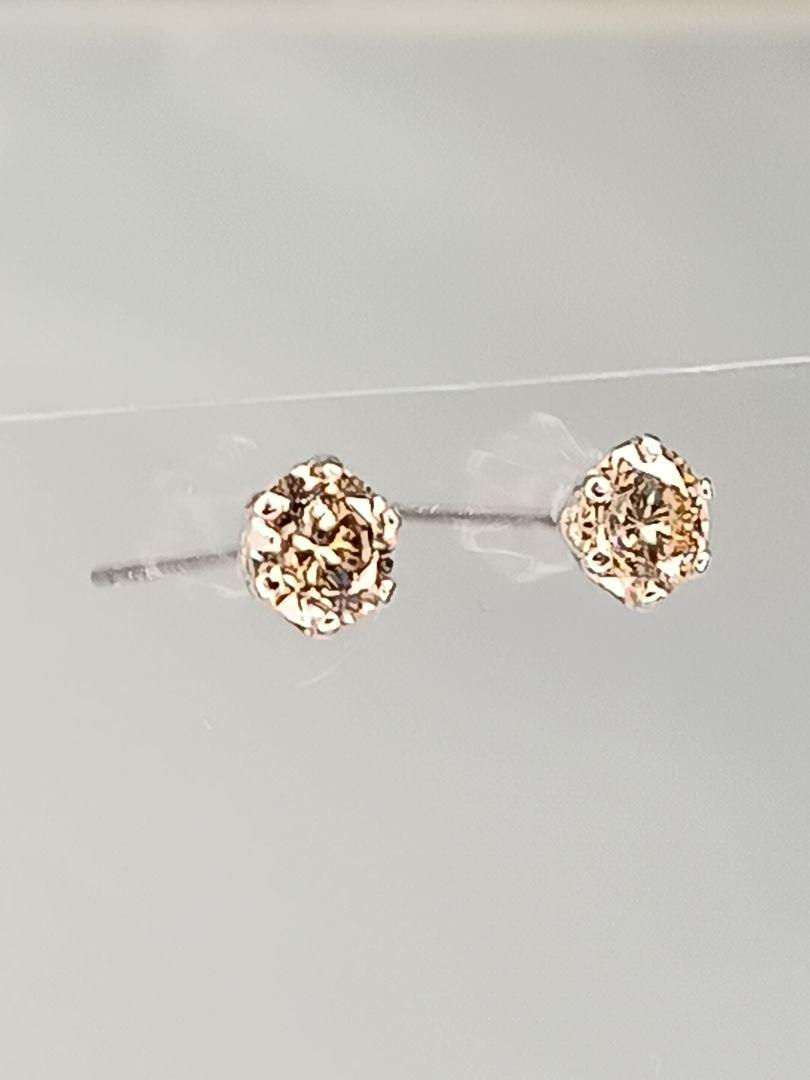 ☆pt900★天然ダイヤ0.50ct☆ピアス★13