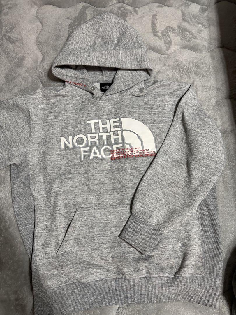 THE NORTH FACE グレー フード付きパーカー