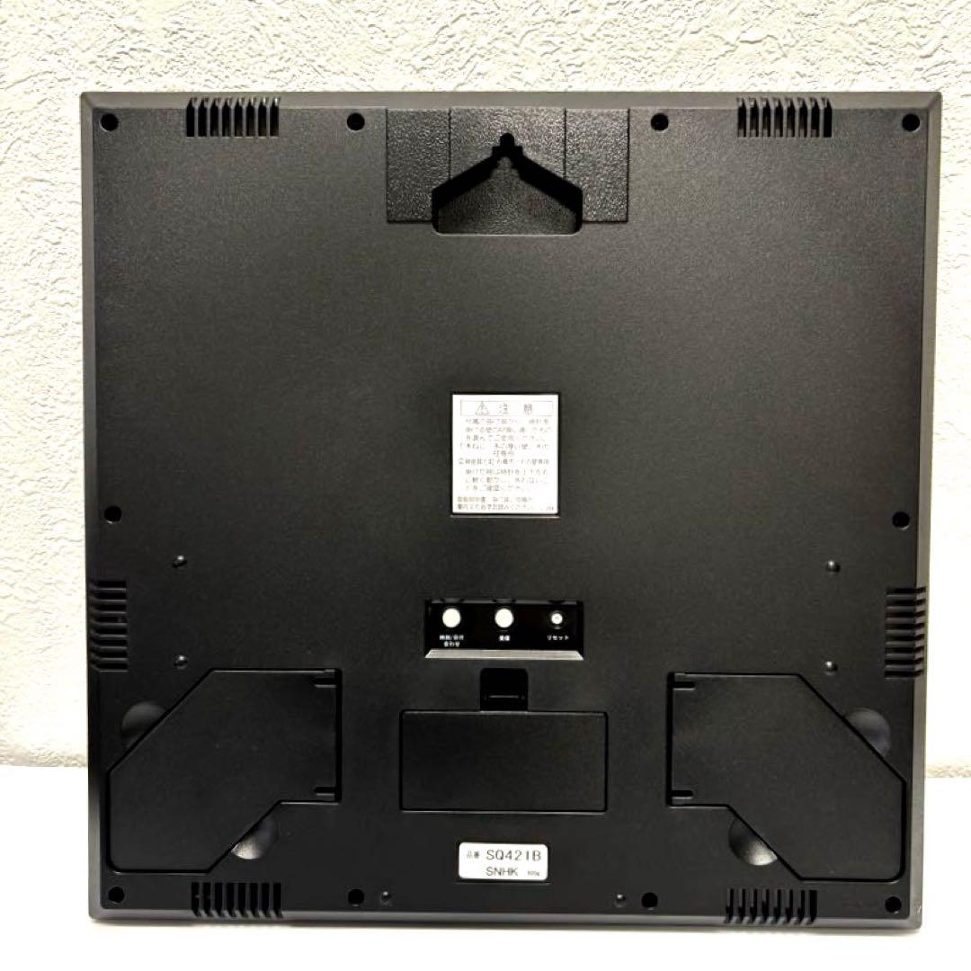 【美品】セイコー 掛け置き時計/カレンダー＆六曜表示/電波デジタル時計/温湿度計