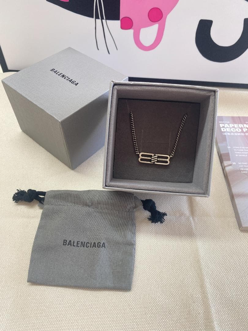 BALENCIAGA シルバー チェーンネックレス BALENCIAGA シルバー チェーンネックレス