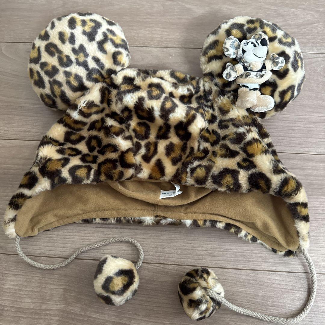 ヒョウ柄ミニー ファンキャップ 58cm