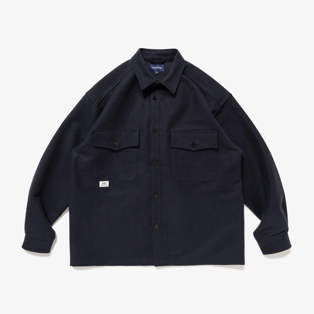 25AW DESCENDANT CPO MELTON LS SHIRT XLXL LL DESCENDANT