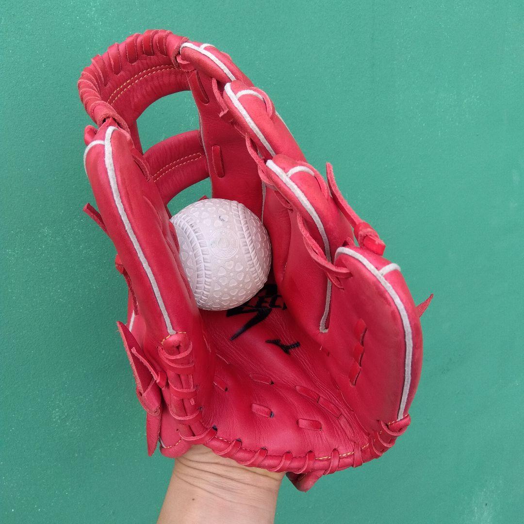 【美品】野球 グローブ 軟式 少年野球 ミズノ 内野手 外野手 セレクト9