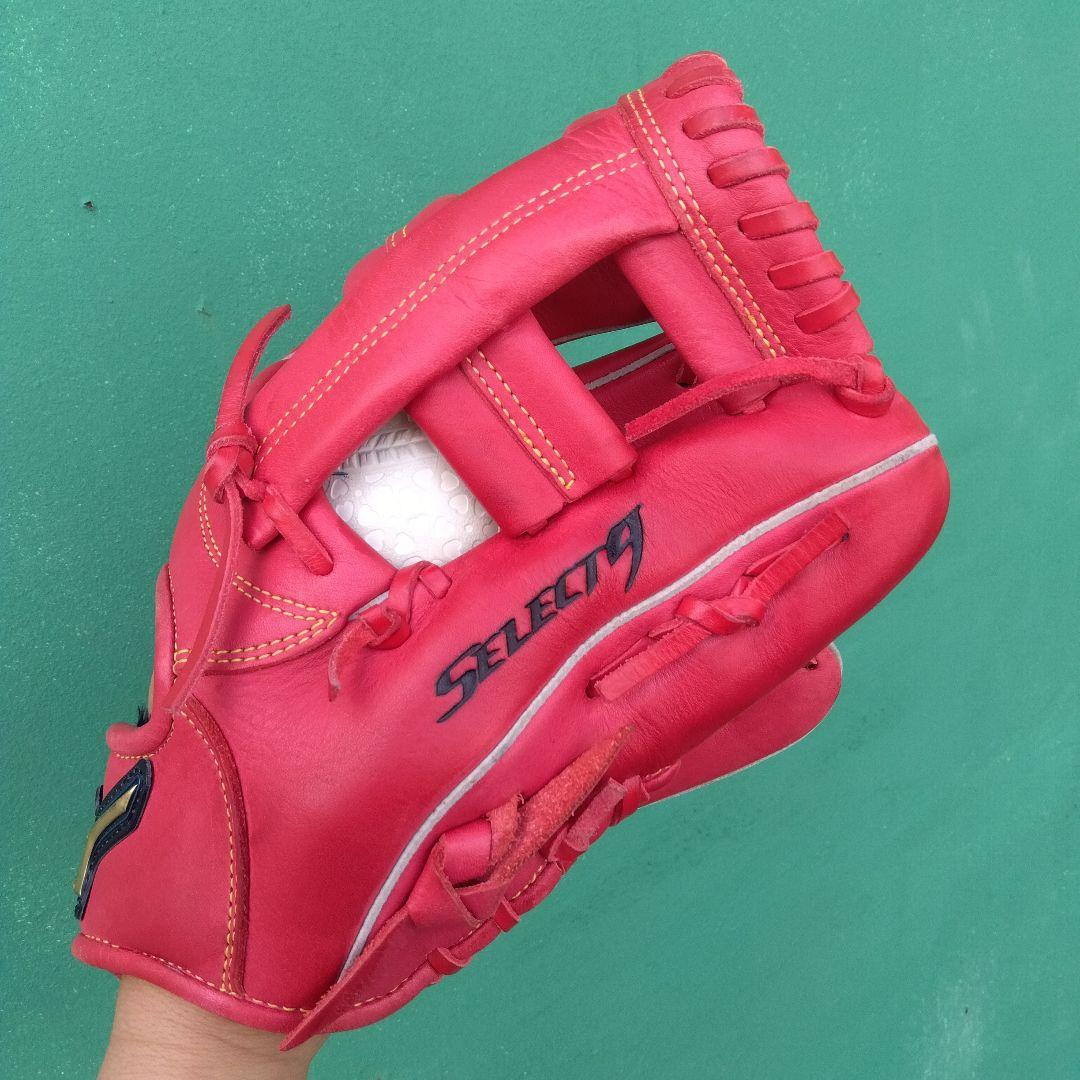 【美品】野球 グローブ 軟式 少年野球 ミズノ 内野手 外野手 セレクト9