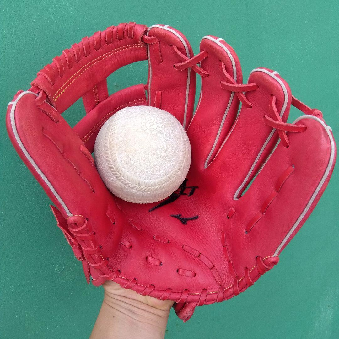 【美品】野球 グローブ 軟式 少年野球 ミズノ 内野手 外野手 セレクト9