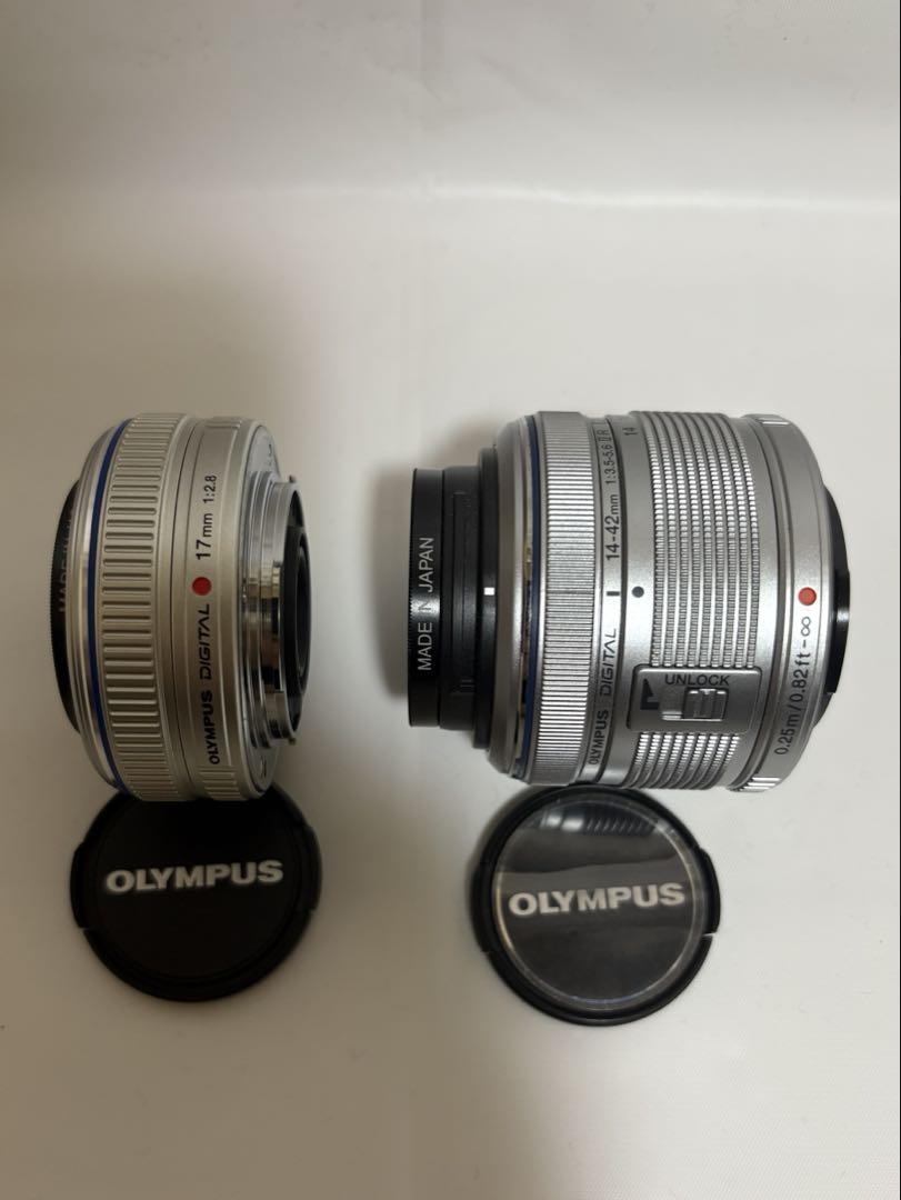 【美品】OLYMPUS PEN E-P3 ツインレンズキット シルバー