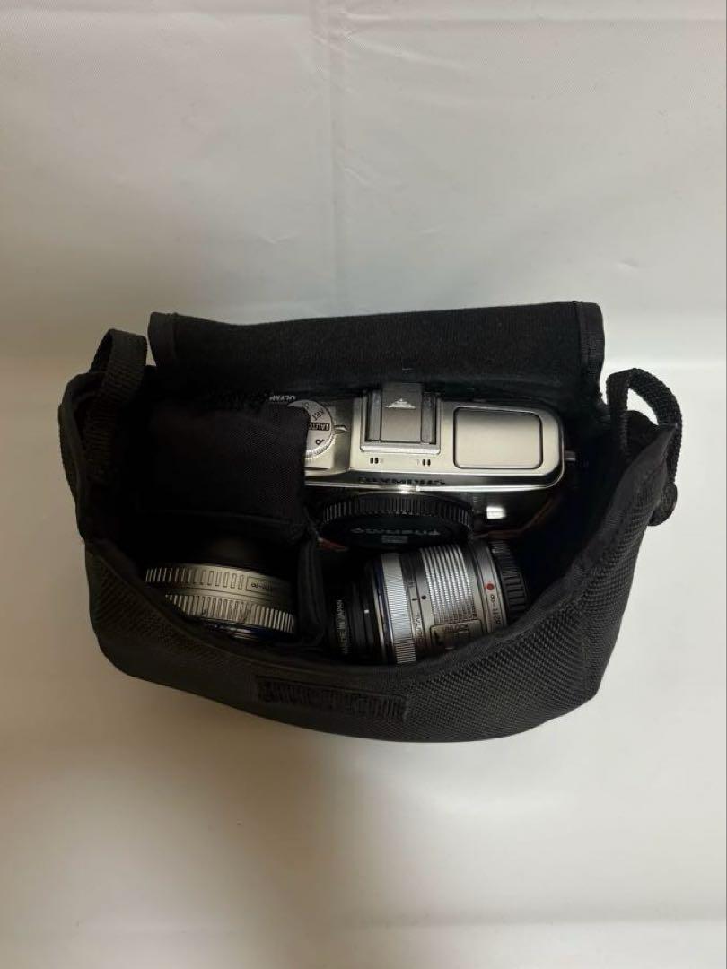 【美品】OLYMPUS PEN E-P3 ツインレンズキット シルバー