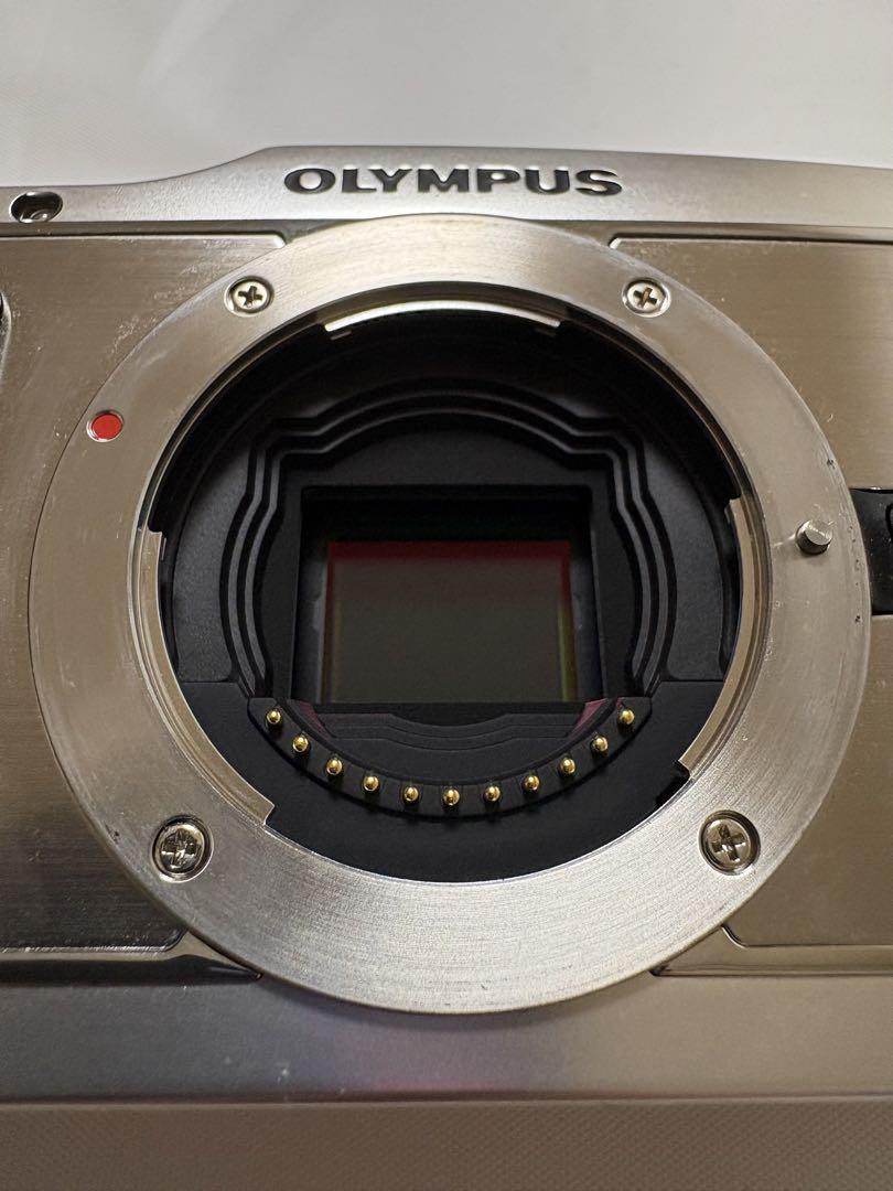 【美品】OLYMPUS PEN E-P3 ツインレンズキット シルバー