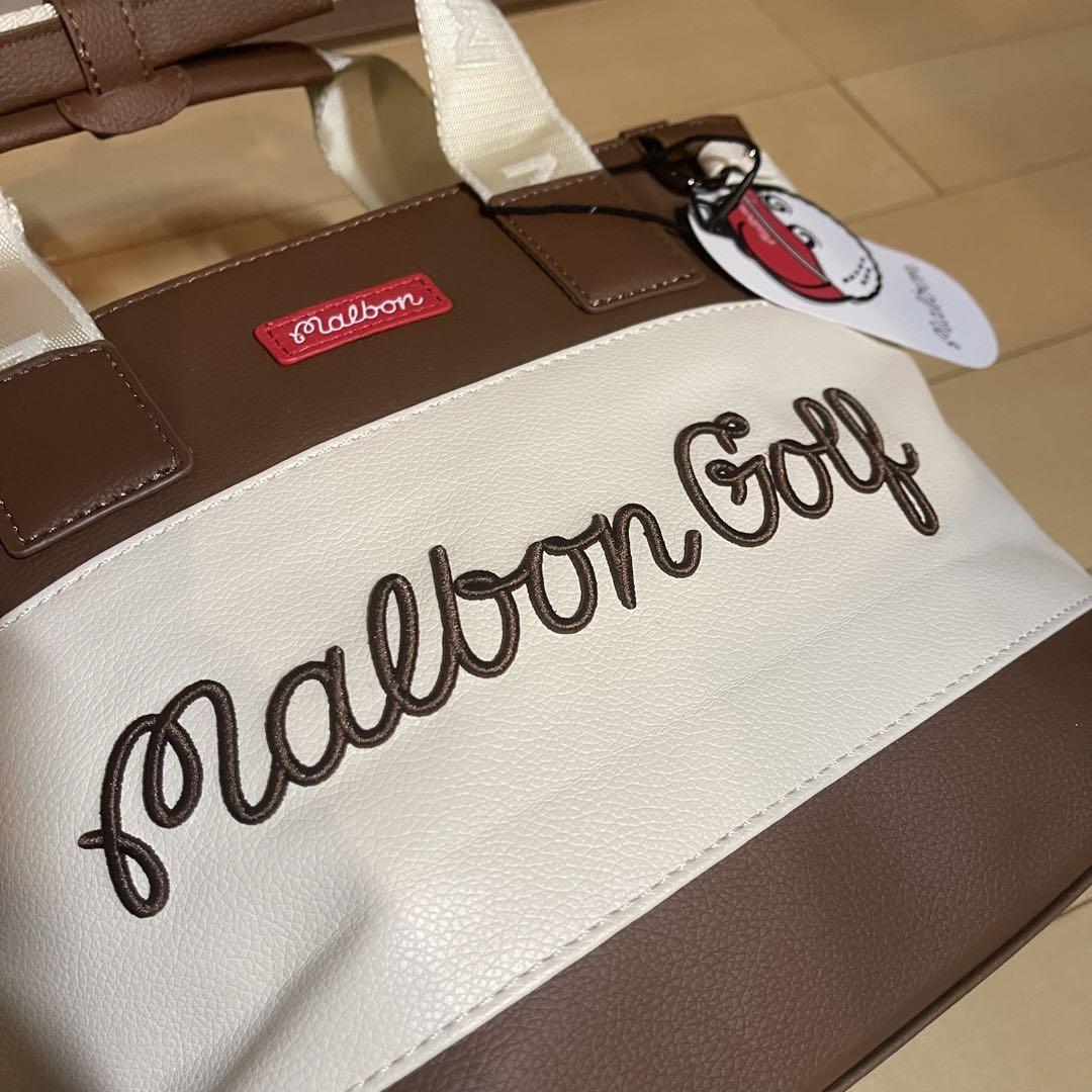 MALBON GOLFマルボンゴルフ カートバッグ トートバッグ ベージュ MALBON GOLFマルボンゴルフ カートバッグ トートバッグ ベージュ